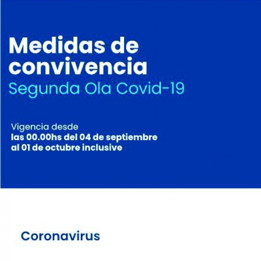 COVID-19: El gobierno provincial informó las nuevas medidas de convivencia