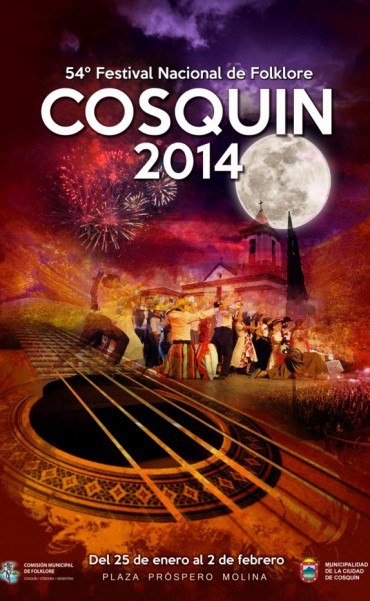 El Cosquín 2014 que arranca el 25 de Enero