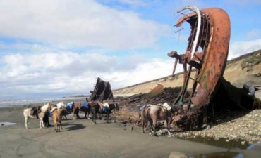 Sorprendente hallazgo en la costa de Tierra del Fuego: un barco español hundido desde 1765