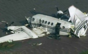 Tragedia en el Río de la Plata: cinco muertos y cuatro heridos por la caída de una avioneta