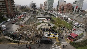 Explosión en un restaurante de Santiago de Chile